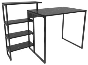 Secretária Rino – Preto – 133x60x76,8 cm