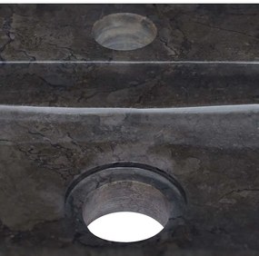 Lavatório de parede 38x24x6,5 cm mármore preto