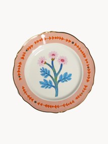 Prato de jantar em porcelana artesanal Botanica