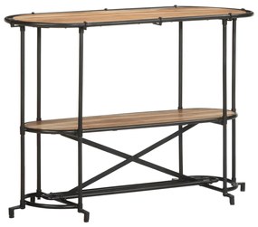 Mesa consola 110x42x76 cm madeira de acácia maciça