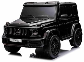 Carro elétrico para crianças Mercedes-Benz G63 AMG 4x4² 2 lugares 12V, Leitor MP3 com entrada USB/AUX, Rodas Borracha com suspensão, Bancos em pele, C