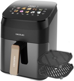 Fritadeira com dupla resistência Cecofry&Grill Smokin' 4500 com 4.5 litros de capacidade e 1900 W