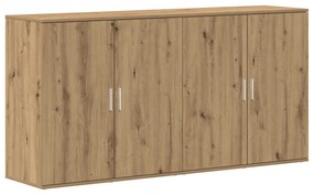Buffets 2 pcs Carvalho Artesanal 79x38x80 cm Madeira de Engenharia