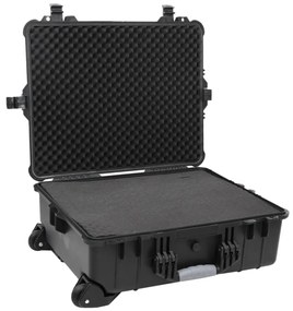 Mala de viagem com rodas 63x50x23 cm PP preto