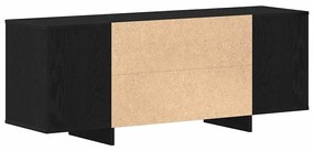 Estante de TV vidaXL - Carvalho Preto - 120x30x40.5 cm - Feito de Made