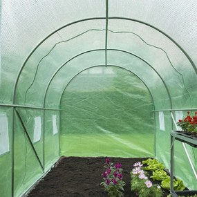 Estufa 3,5x2x2 m verde