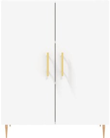 Armário alto 69,5x34x180 cm derivados de madeira branco