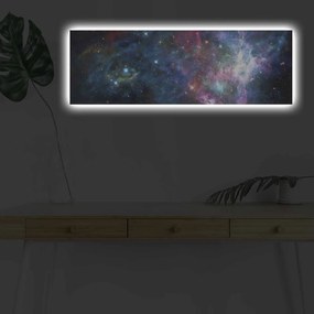 Quadro Decorativo Iluminado LED 3090NASA-005 – Multicolor – 30 x 90 cm