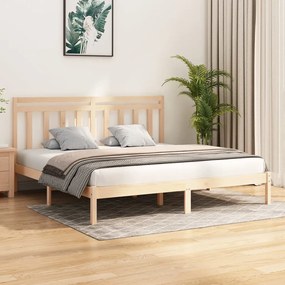 3105265 vidaXL Estrutura de cama super king 180x200 cm madeira maciça