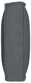 Almofada de Palete pro Encosto Antracite 80x40x12 cm, Tecido Oxford