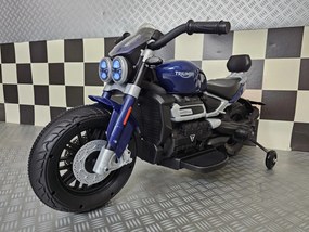 Mota scooter infantil TRIUMPH ROCKET 12V Azul