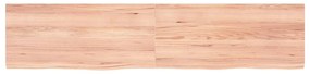 Prateleira de parede 180x40x(2-4) cm carvalho tratado castanho