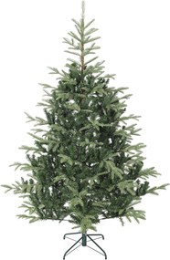 HOMCOM Árvore de Natal Artificial 210 cm com 1123 Ramos Densos e Suporte Metálico Dobrável para Interior Verde | Aosom Portugal