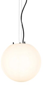 Candeeiro de exterior inteligente branco 25 cm IP65 com LED - Nura Moderno
