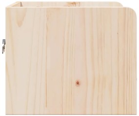 Mesa-de-cabeceira com gaveta Montado na parede Castanho 38 x 36 x 29,5