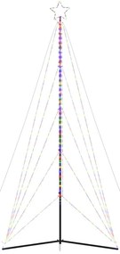 LED Árvore de Natal 615 LEDs Coloridos 404,5 cm