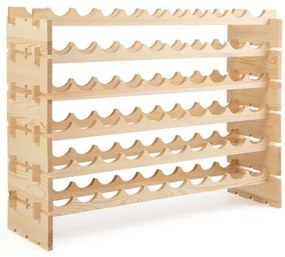 Estante com armário de vime e prateleira ajustável - Natural