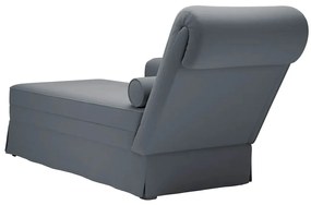 Chaise lounge c/ reforço/apoio de braços direito veludo