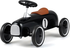 Carrinho Infantil de Condução Vintage, 75 x 39 x 40 cm, Ângulo de Direção Limitado a 50°, Preto