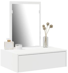 Banco de Maquiagem Suspenso vidaXL Branco 60x40x70 cm