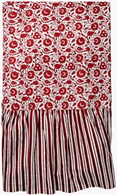 Toalha de mesa em algodão artesanal Damson, vários tamanhos