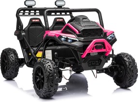 Carro elétrico para Crianças 3 a 8 anos, 12V 4x4 Buggy Sport OUTLAND, Rodas de espuma EVA, Controle remoto Rosa