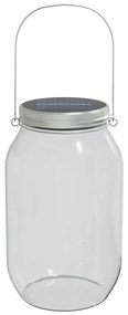 Luz solar de vidro para exterior 12 pcs branco quente