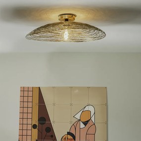 Candeeiro de teto oriental dourado 60 cm - Glan