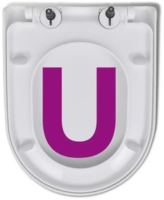 Assentos sanita com tampas de fecho suave 2 pcs plástico branco