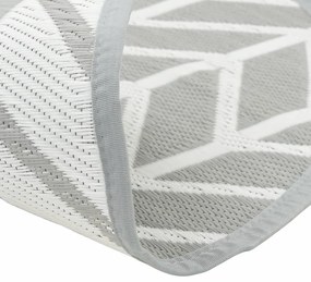 Tapete de exterior Ø120 cm ARAKIL PP cinzento