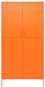 Roupeiro 90x50x180 cm aço laranja