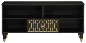 Móvel de TV 100x33x46 cm madeira de mangueira maciça