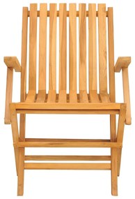 Cadeiras de jardim dobráveis 2 pcs 61x67x90 cm teca maciça
