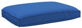 vidaXL Almofada de palete para assento Azul real 120 x 80 x 12 cm