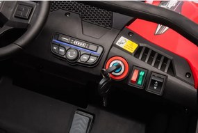 Carro elétrico infantil DRACO 24V 2 Lugares 4x4, Rodas Borracha Rosa