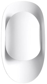 Aplique Candeeiro de parede Aço TEAR Branco