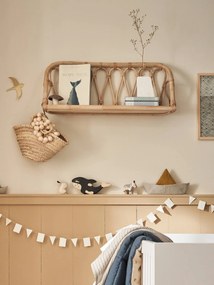 Estante em rattan madeira