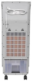 Climatizador de ar portátil 120 W 8 L 385 m³/h 37,5x35x94,5 cm