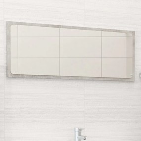 vidaXL Espelho de casa de banho 90x1,5x37 cm contrapl. cinza cimento