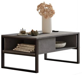 Mesa de Centro ML34 – Prateada – 100 cm x 44,4 cm x 59,7 cm
