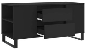 Mesa de centro 102x44,5x50 cm derivados de madeira preto