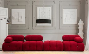 Sofá de 1 Lugar Bubble – Vermelho – 95x95x75 cm