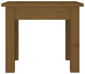 Mesa de centro 35x35x30 cm pinho maciço castanho mel