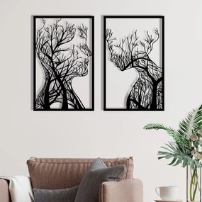 Acessório Decorativo de Parede Lutuf – Preto – 86 x 63 cm