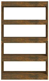 Estante/divisória 80x30x135cm derivados madeira carvalho fumado