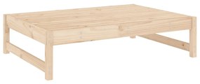 Apoio de pés para jardim 120x80 cm pinho maciço