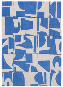 Tapete com padrão gráfico lavável para interior e exterior Jacquard Papercut