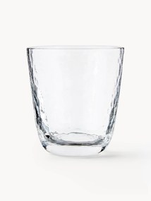 Copos artesanais com superfície irregular Hammered, 4 uni.