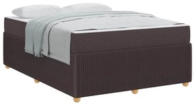 Estrutura da Cama Outros Castanho escuro 160 x 200 cm tecido