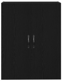 Armário Alto vidaXL Carvalho Preto 69,5x34x180 cm Madeiras de Engenhar
